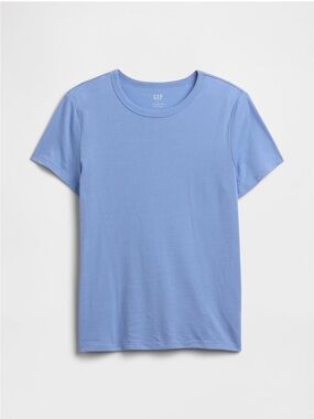 Ladies GAP Light Blue Crewneck T- Shirt Size Medium